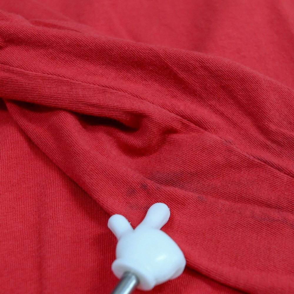 We The Free Long Sleeve T-Shirt Womens Medium Red Oversized Raw Hem Cotton Tee - Picture 7 of 13